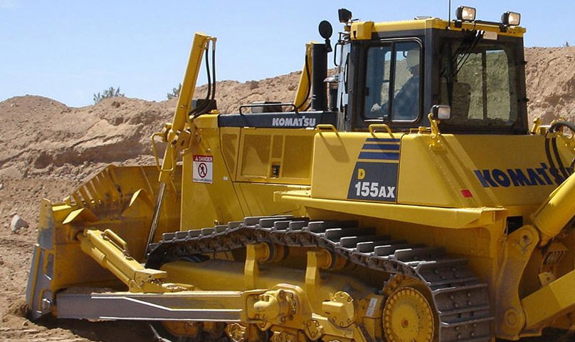 The Perfect Material Removal Machine: Komatsu Crawler Dozer D155A-6