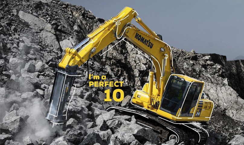 Komatsu PC210-10M0: High Productivity