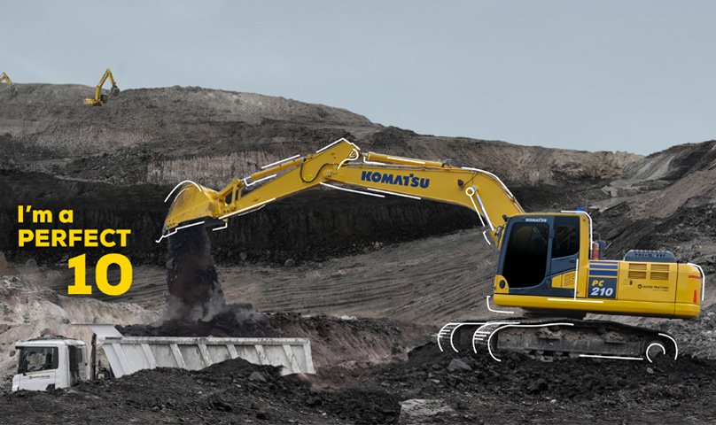 Komatsu PC210-10M0: Unrivaled Production Costs