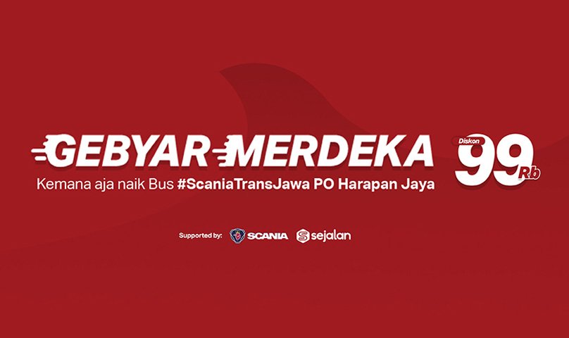 Tiket Promo Bus #Scaniatransjawa Kemana Saja