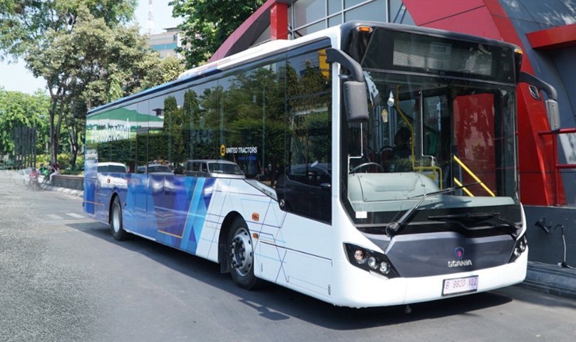 Scania Bus K250UB-4X2 Low Entry BRT Trans Semarang Trial