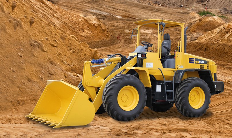 Komatsu WA150-5 Wheel Loader, Offers High Mobility in Construction and Agribusiness