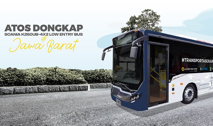 (Indonesia) United Tractors Melakukan Uji Coba Bus Scania Low Entry di Jawa Barat