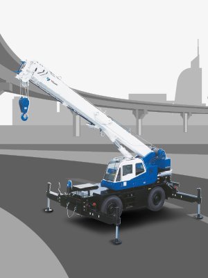 Tadano Rough Terrain Crane GR-300EX, Best Crane for Construction