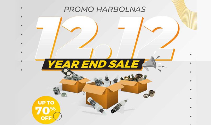 Harbolnas Year End Sale, Promo 12.12 Dapatkan Promo Spare Part Terbaik
