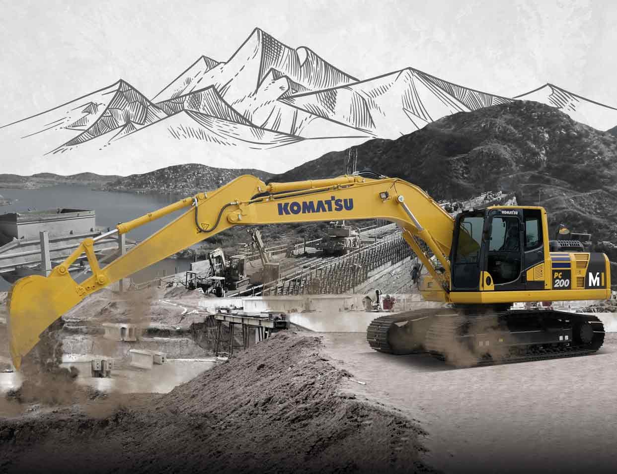 (Indonesia) Komatsu PC200-8M1: The Real Construction Worker, Wujudkan Pembangunan Bendungan Indonesia