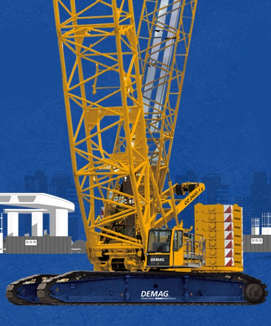 Get to know the Superiority of Lattice Boom Crawler Crane from Tadano Demag