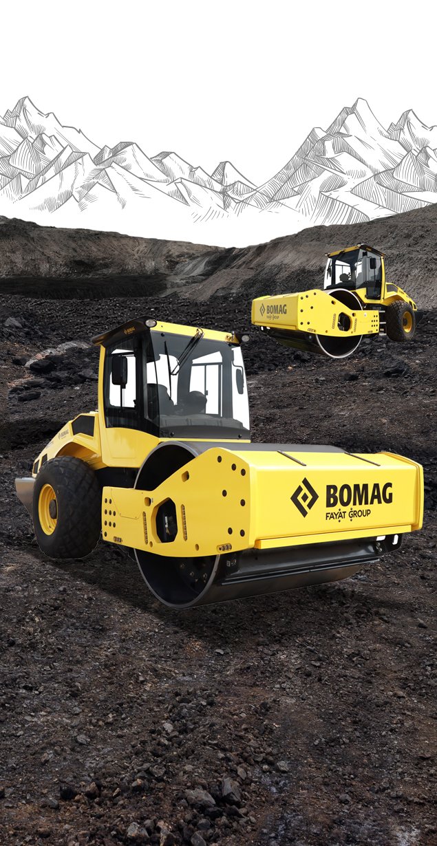 Optimum Compaction with Bomag BW220D-5, 20 ton Single Drum Roller from United Tractors