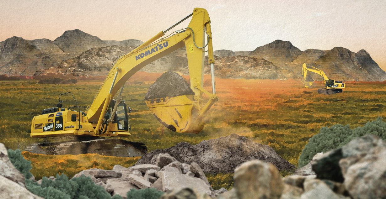 United Tractors Supports Emission-free Indonesia, Unveils Excavator Hybrid Komatsu HB365-1