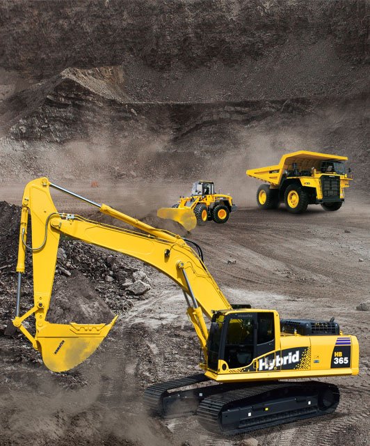 Kolaborasi Alat Berat Komatsu dalam Sektor Pertambangan