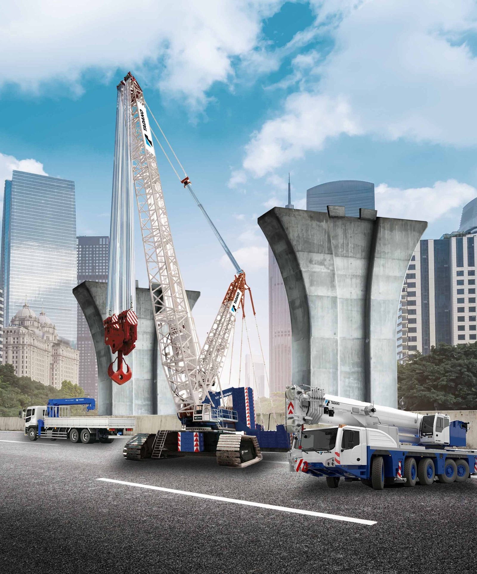 Specifications of 8 Tadano Heavy Equipment Crane Rough Terrain Crane Type