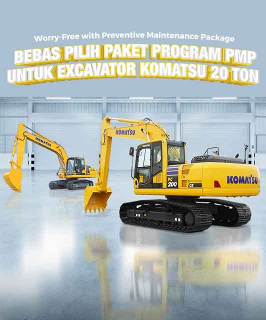 (Indonesia) Bebas Atur, Bebas Pilih! Program PMP untuk Excavator Komatsu Kelas 20 Ton