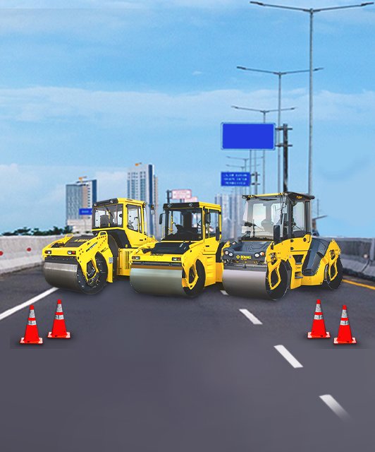 3 Pilihan Vibro Roller Terbaik untuk Perbaikan Jalan Tol
