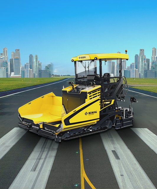 Asphalt Finisher untuk Area Sempit? Bomag BF 300 C Solusinya