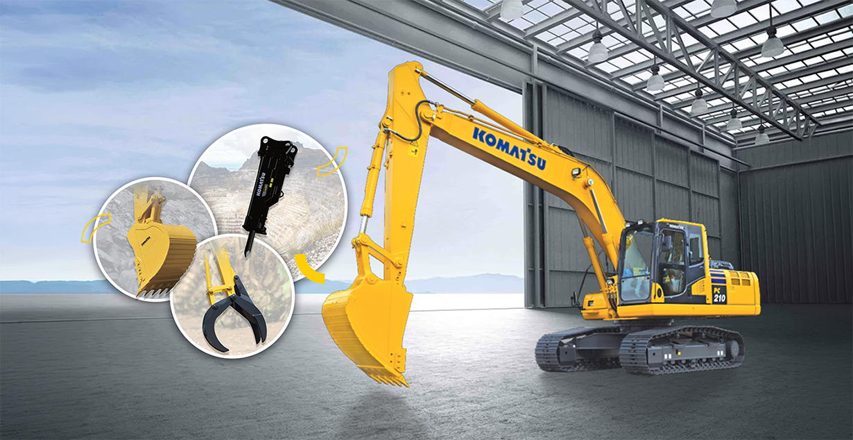 Mengenal 3 Jenis Attachment Pada Ekskavator Komatsu