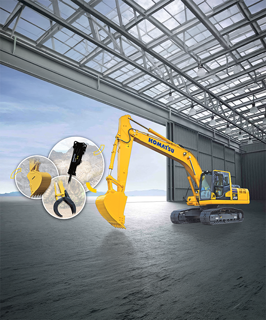 Mengenal 3 Jenis Attachment Pada Ekskavator Komatsu